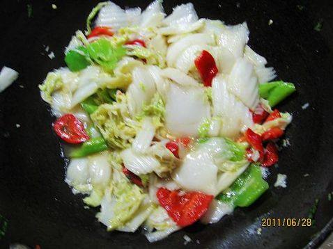 双椒素白菜步骤5