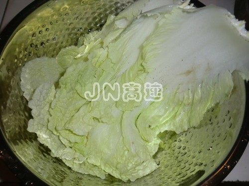 水煮白菜步骤2