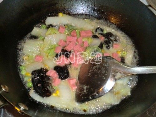 水煮白菜步骤10