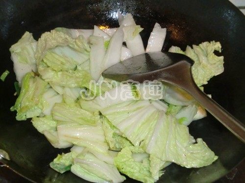 水煮白菜步骤8