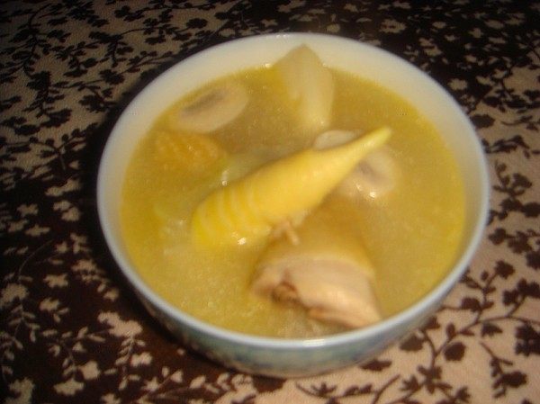 白菜炖鸡步骤7