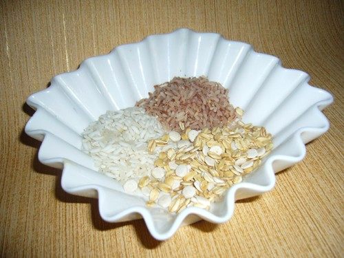 燕麦红米糊步骤1