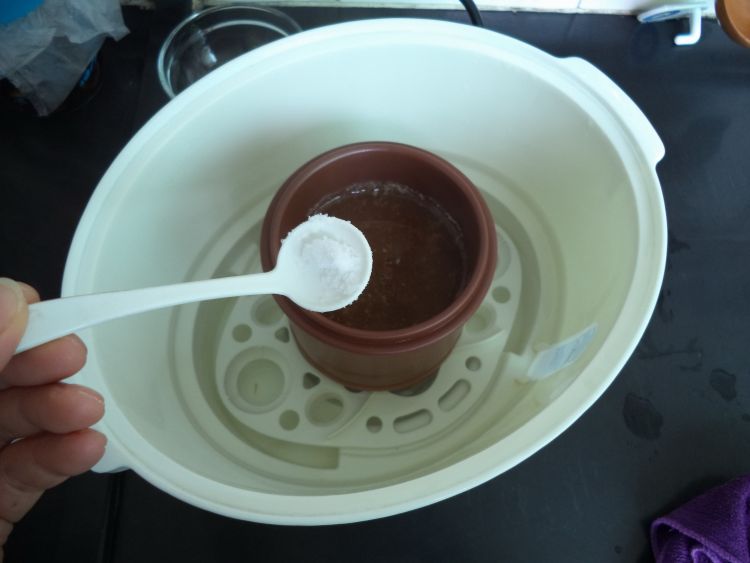 红枣瘦肉炖阿胶步骤8