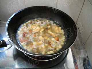 菱角花生炖牛肉步骤10