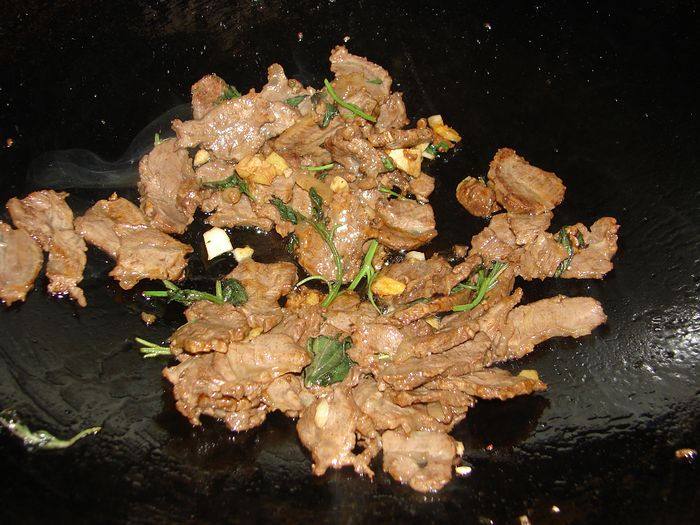 凉瓜卤爆牛肉步骤9
