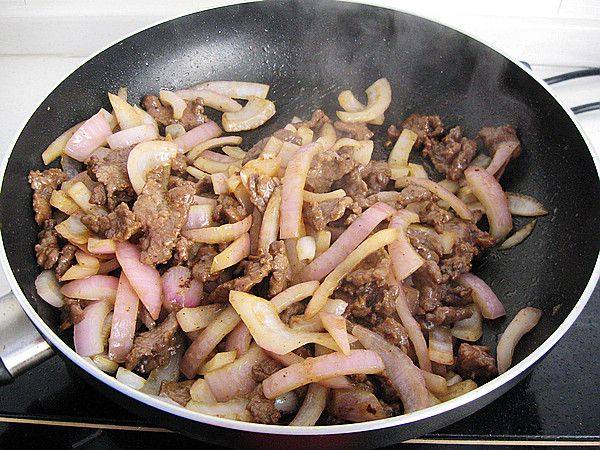 洋葱黑椒牛肉步骤6