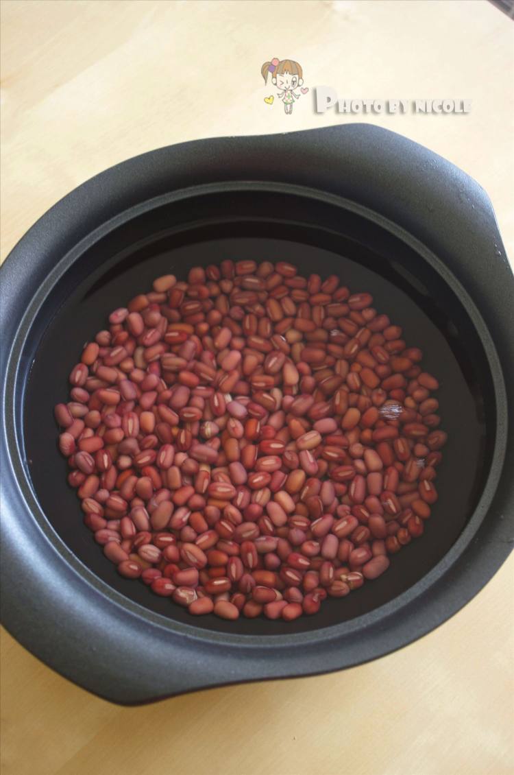 奶香燕麦红豆沙步骤2