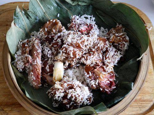 红枣糯米鸡块步骤7
