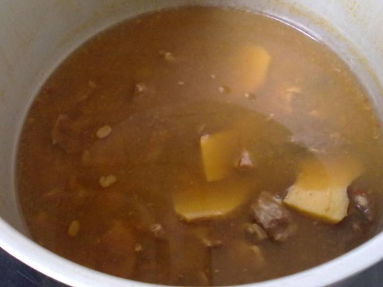 牛肉酱汤步骤6
