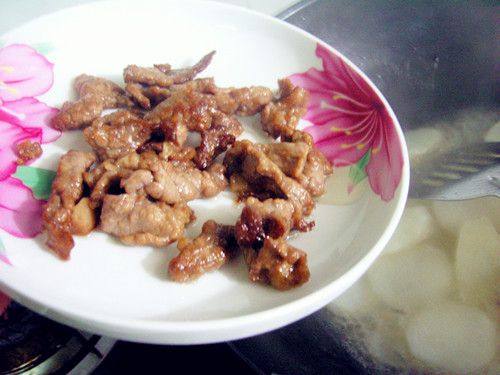 牛肉炒山药步骤13