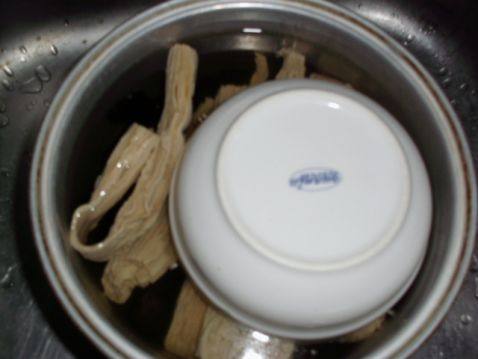 烧腐竹步骤1