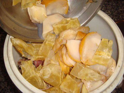花胶螺头炖汤步骤5