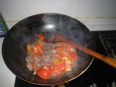 番茄牛肉步骤7