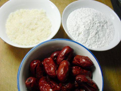 笑口常开糯米枣步骤1
