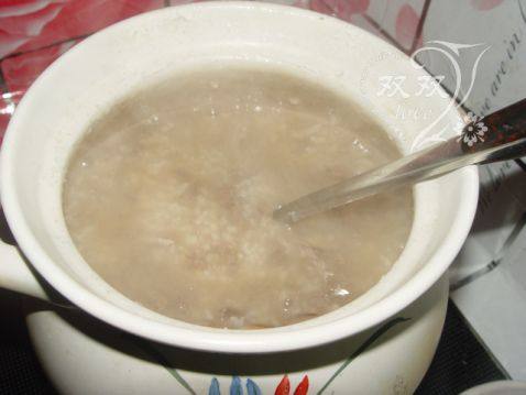 香菇生滚牛肉窝蛋粥步骤8