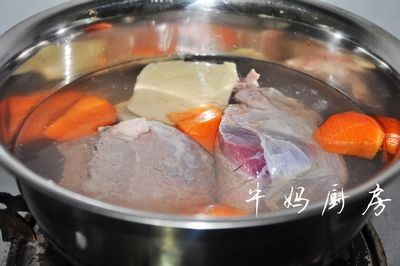 卤牛肉豆干步骤2