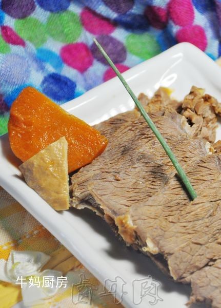 卤牛肉豆干步骤8