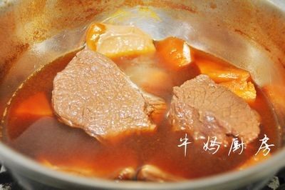 卤牛肉豆干步骤7