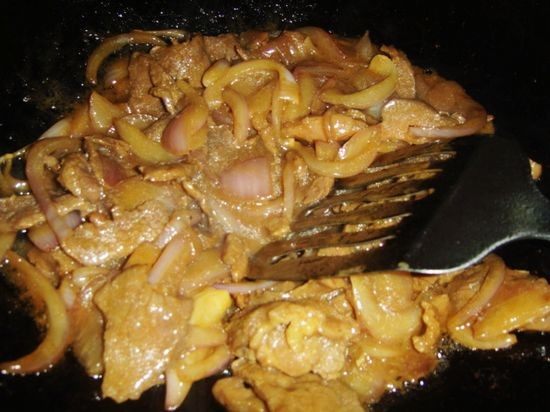 洋葱牛肉步骤7