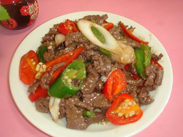 辣椒炒牛肉步骤8