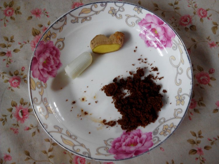 葱姜红糖水步骤1