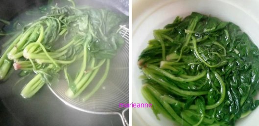 蒜香菠菜塔步骤2