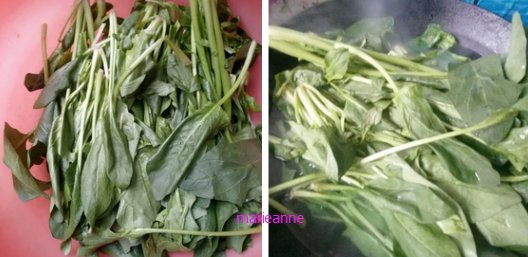 蒜香菠菜塔步骤1