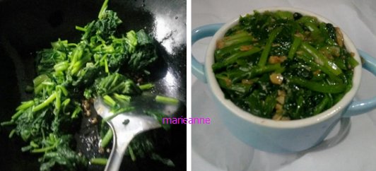 蒜香菠菜塔步骤5