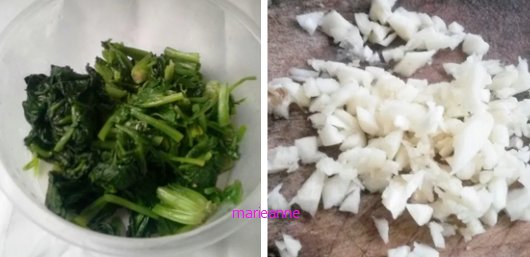 蒜香菠菜塔步骤3