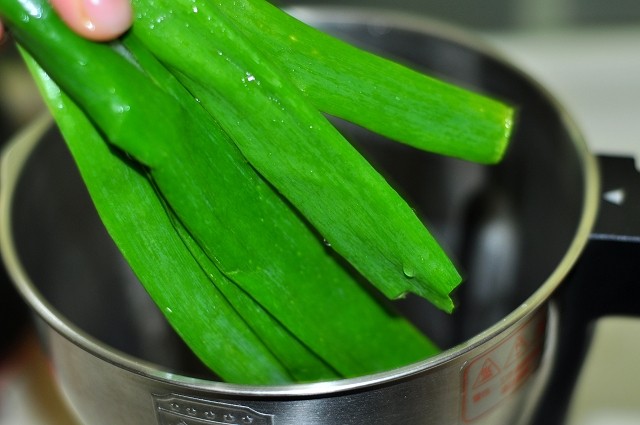 青葱燕麦豆浆步骤4