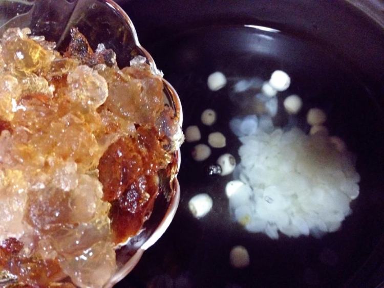 桃胶雪燕养颜糖水步骤5