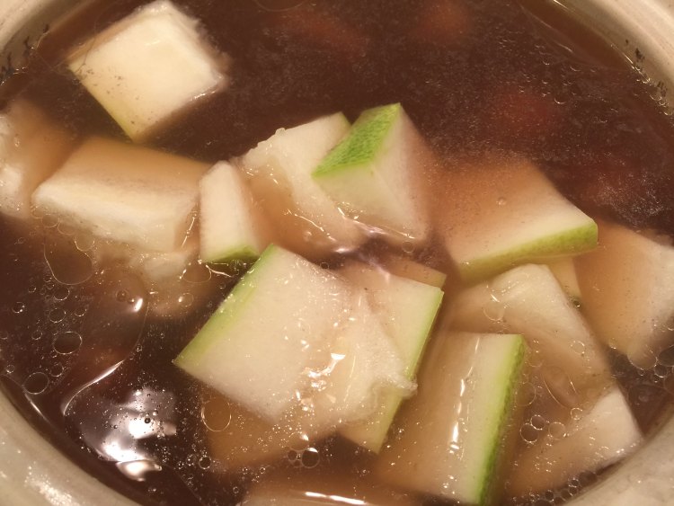冬瓜红豆排骨汤步骤6