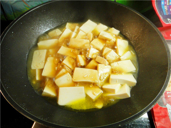 青蒜烧豆腐步骤5