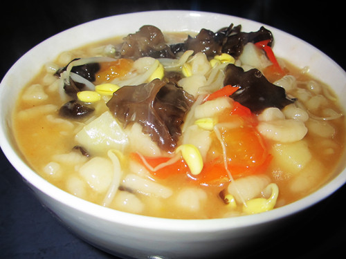 土豆木耳烩麻食步骤16