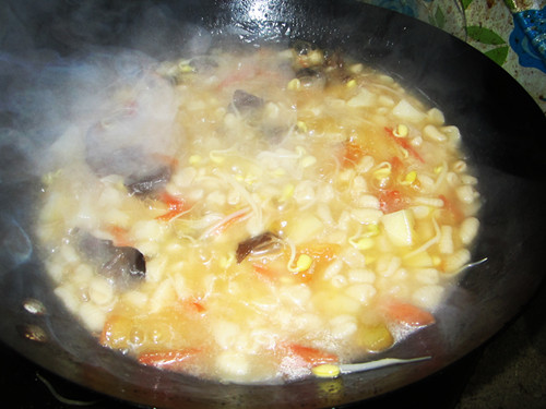 土豆木耳烩麻食步骤15