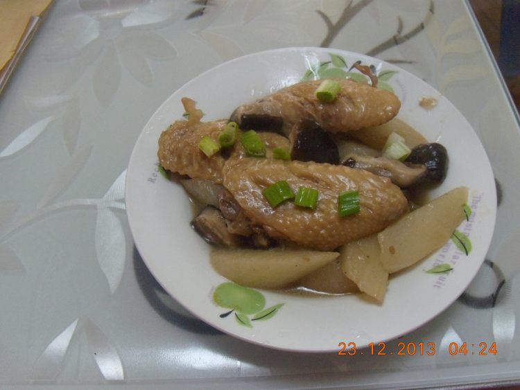 山药香菇烧鸡翅步骤13