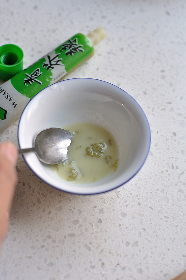 绿芥虾仁步骤4