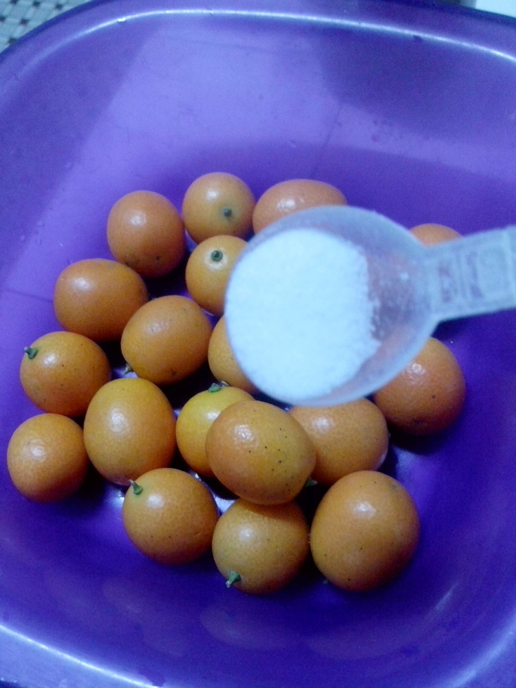 柚子蜂蜜金桔酱茶步骤2