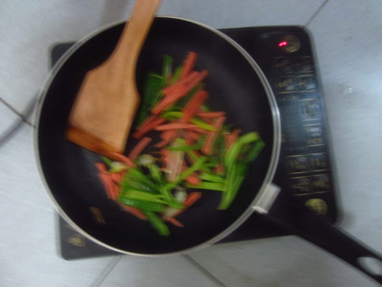 青椒火腿步骤6