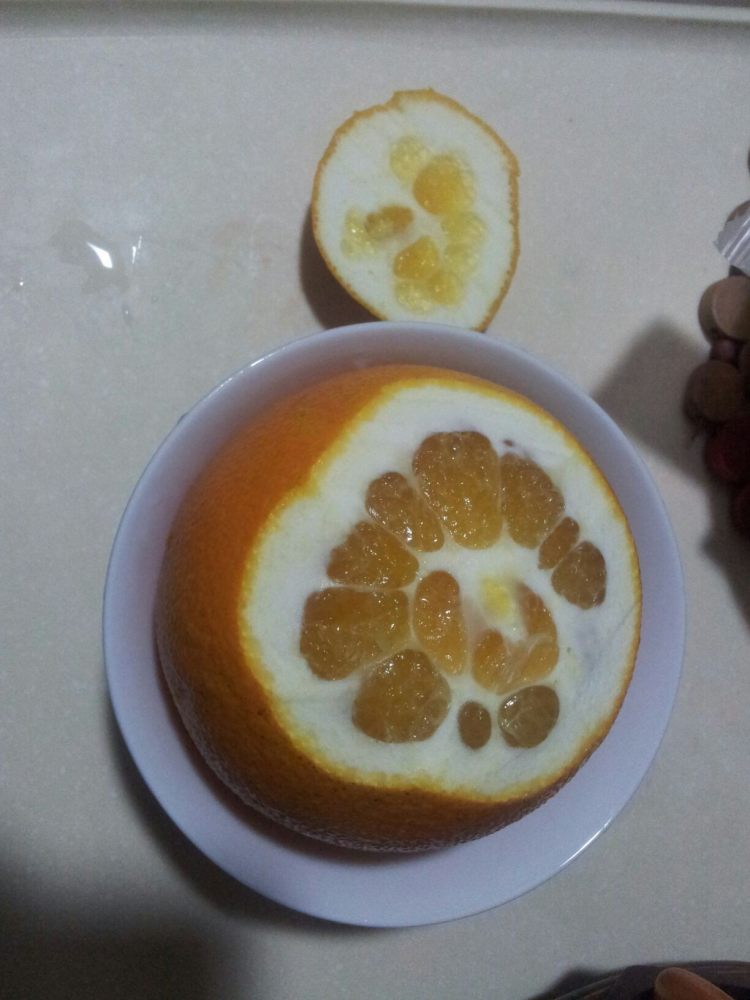 止咳蒸橙步骤2