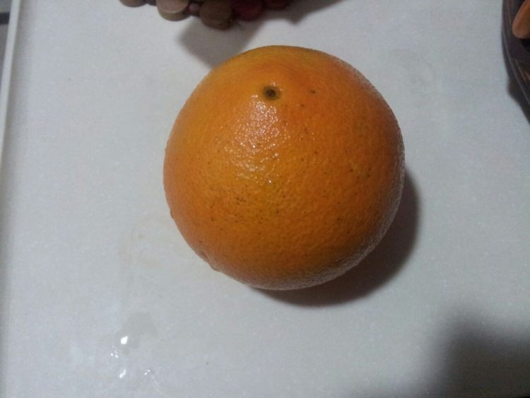 止咳蒸橙步骤1