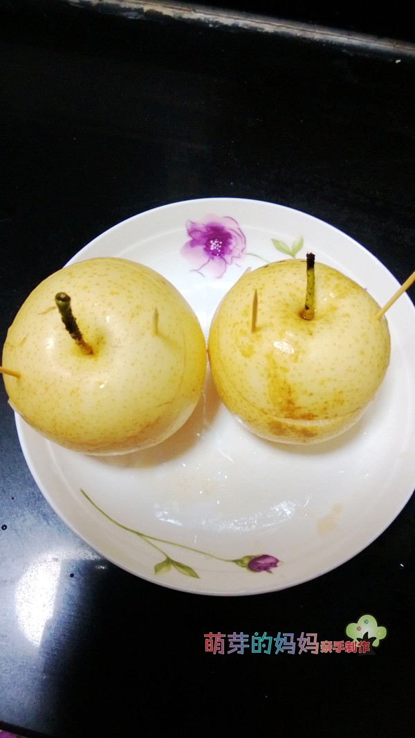 蜂蜜雪梨步骤5