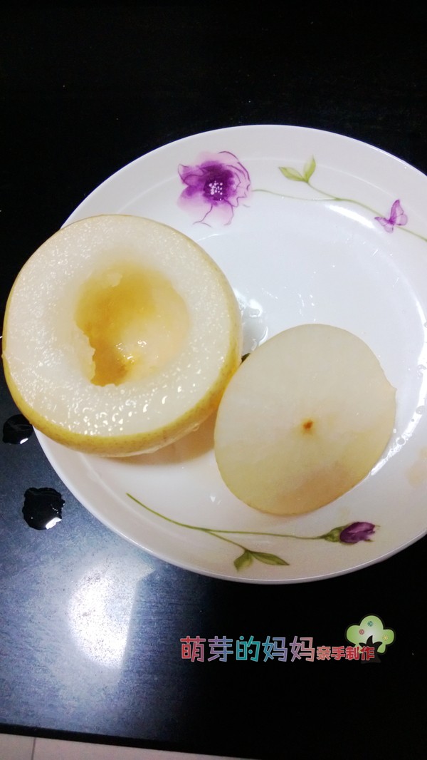 蜂蜜雪梨步骤2