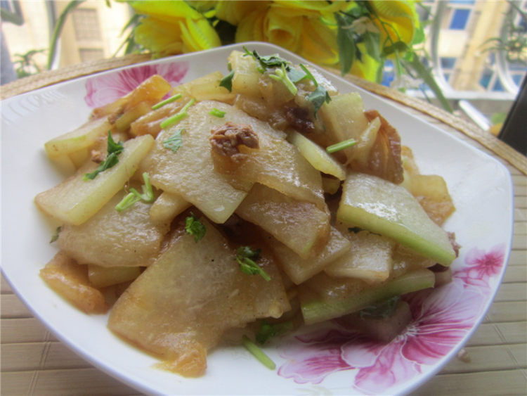 冬瓜炒肉步骤10