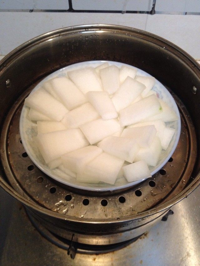 肉末蒸冬瓜步骤2