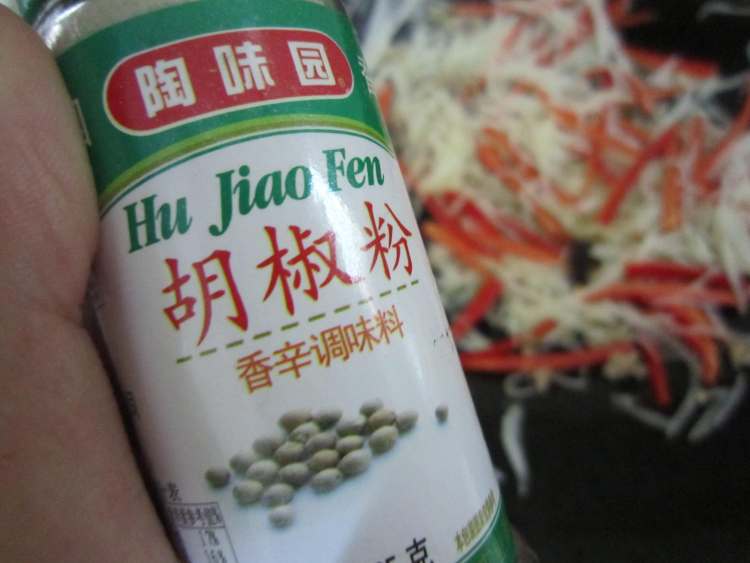 萝卜丝炒肉末步骤7