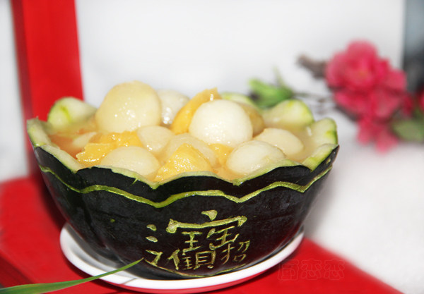 菠萝冬瓜球步骤6