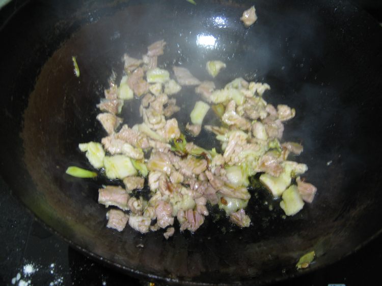 冬瓜片炒肉步骤6