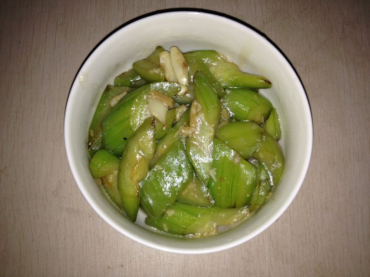 蒜泥丝瓜步骤5