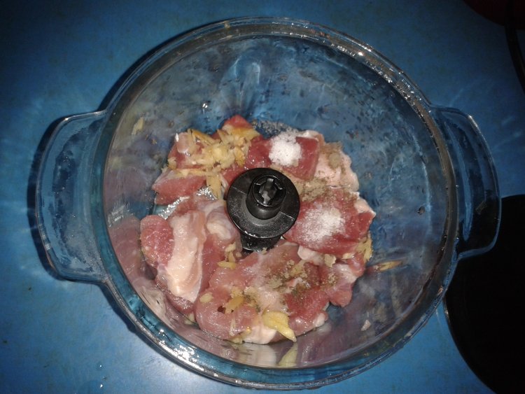 丝瓜肉丸汤步骤3